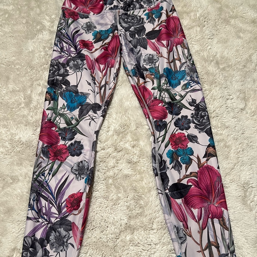 Floral Women's Leggings - Multicolor